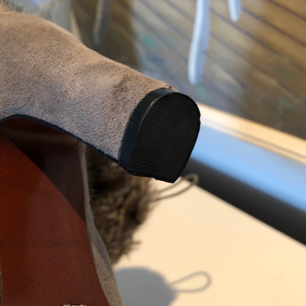 Sz 6 ,BNWOT SamEdelman faux fur real suede boot. - Picture 6 of 7